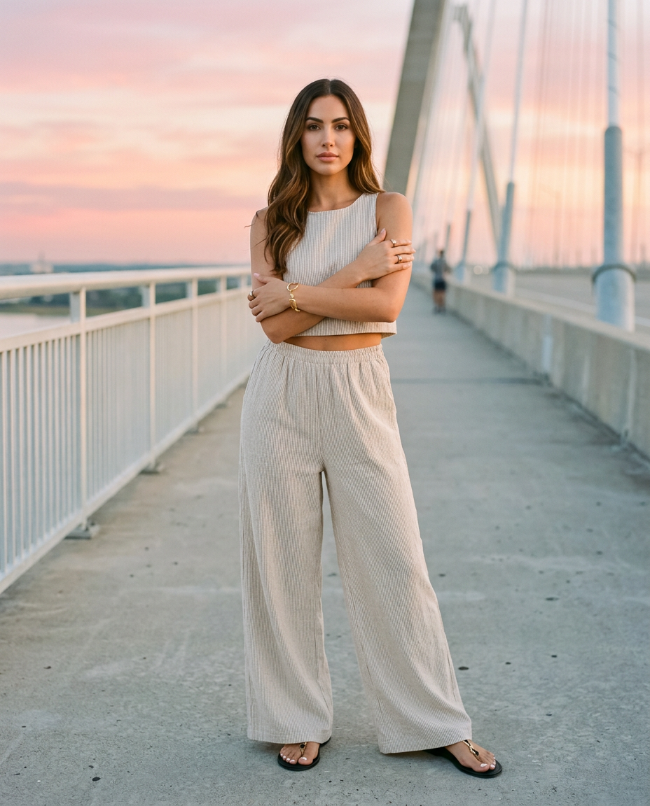 AI Editorial - Sadie & Sage Garden Sun Pants