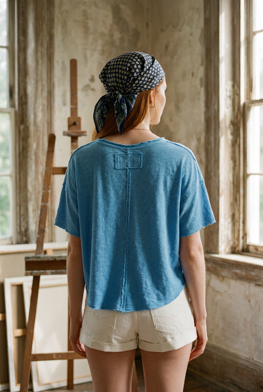 AI Editorial - Free People Elsie Swing Tee