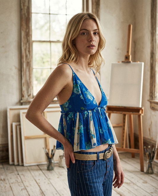 AI Editorial - Free People Tillie Top