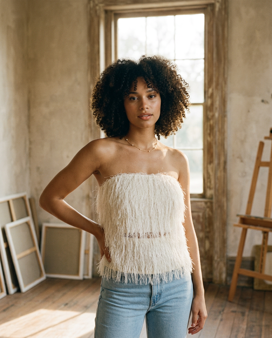 AI Editorial - Sadie & Sage Angel Wings Tube Top