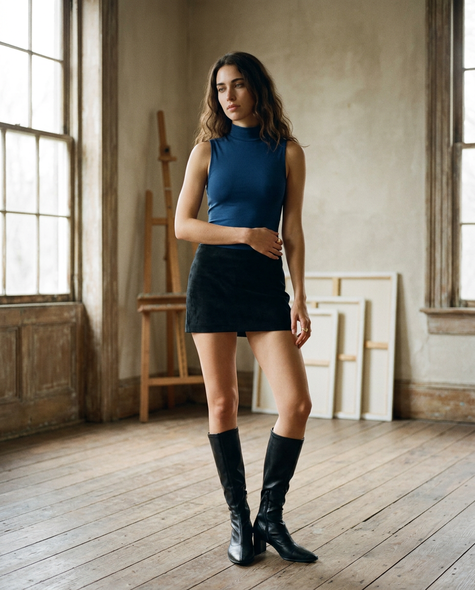 AI Editorial - Bianca Mini Skirt