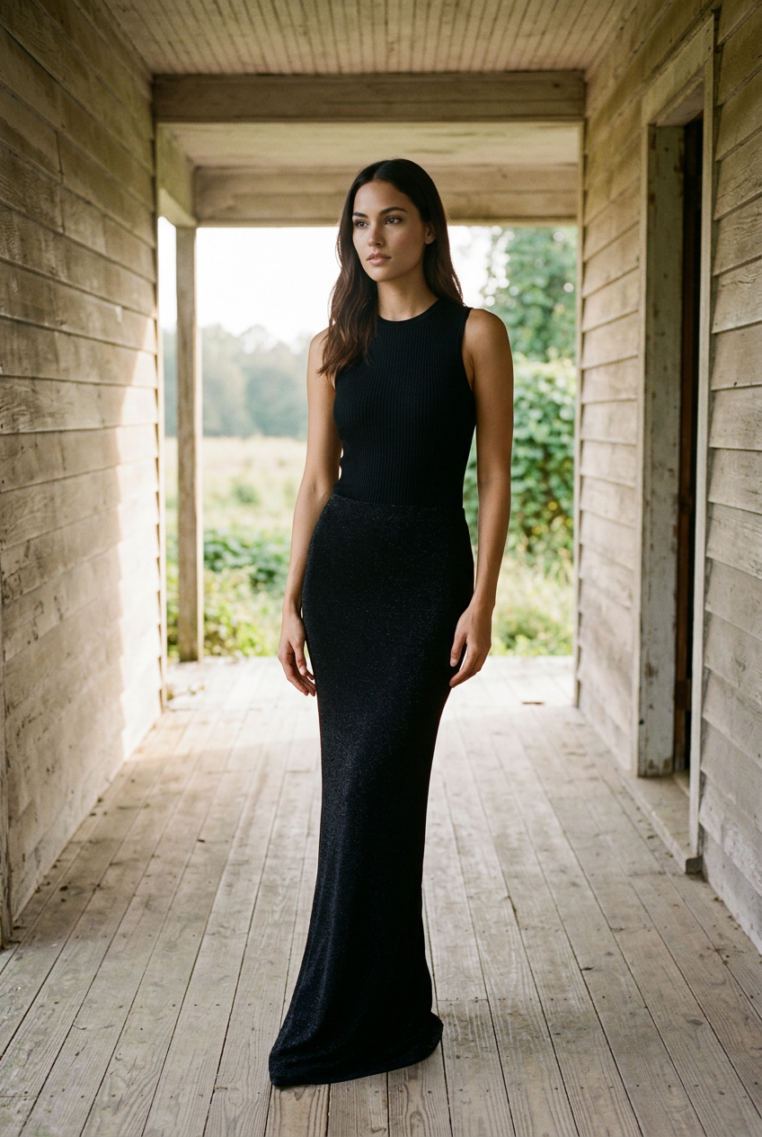 AI Editorial - Vivienne Maxi Skirt