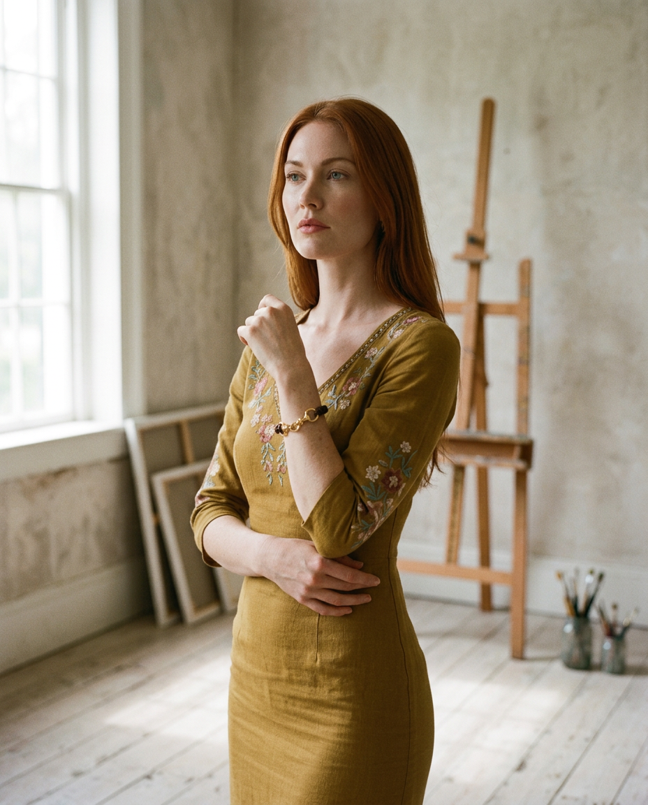 AI Editorial - Double Horsebit Linked Cord Bracelet