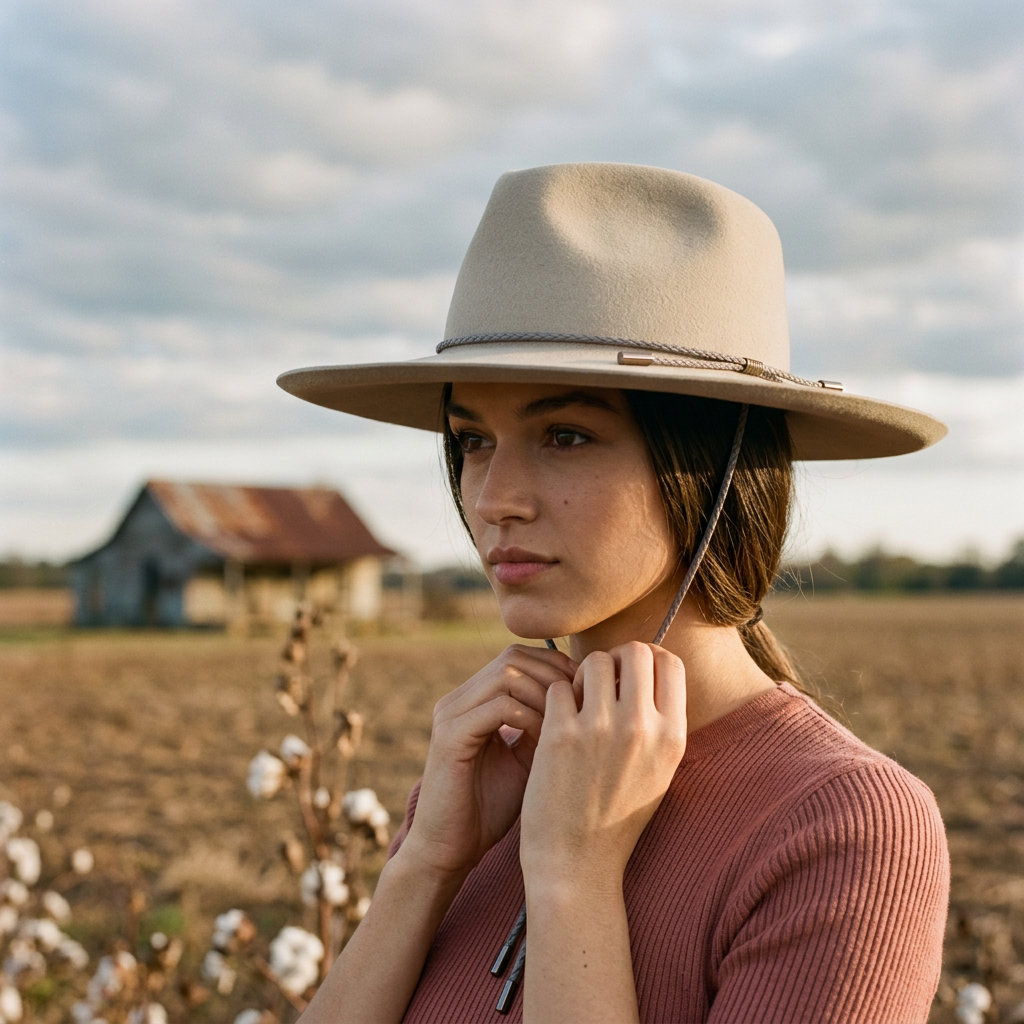 AI Editorial - Formative Wool Felt Hat