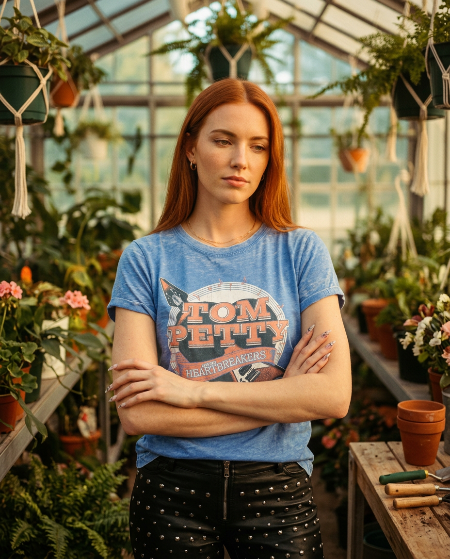 AI Editorial - Tom Petty And The Heartbreakers Mary Jane Vintage Tee