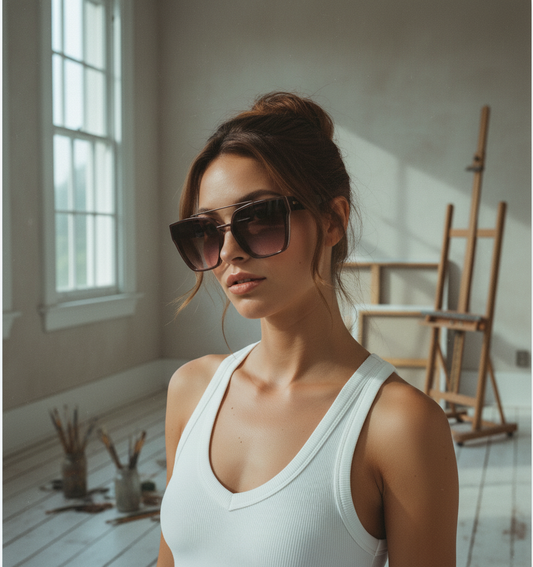 AI Editorial - Quay Sweet Talker Sunglasses