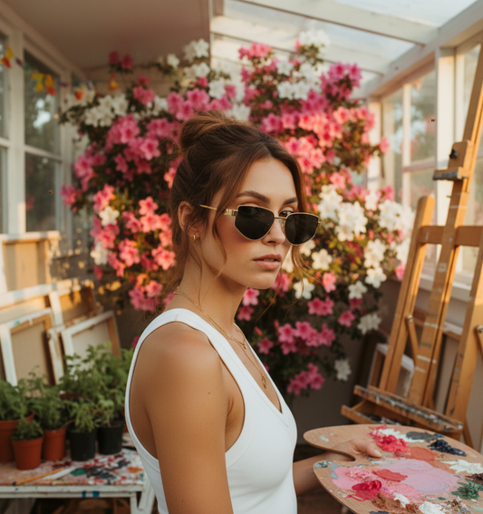 AI Editorial - Quay Hit Single Sunglasses