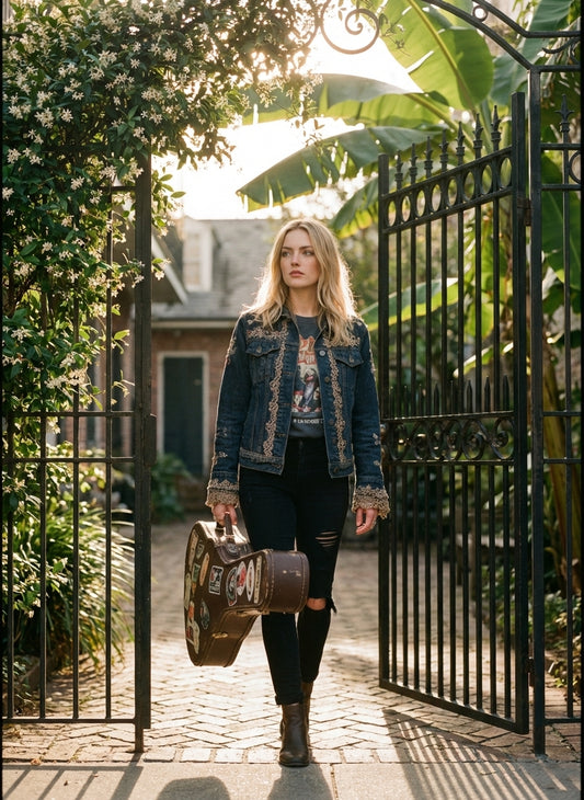 AI Editorial - OOAK Vintage Gucci TIger Love Purse