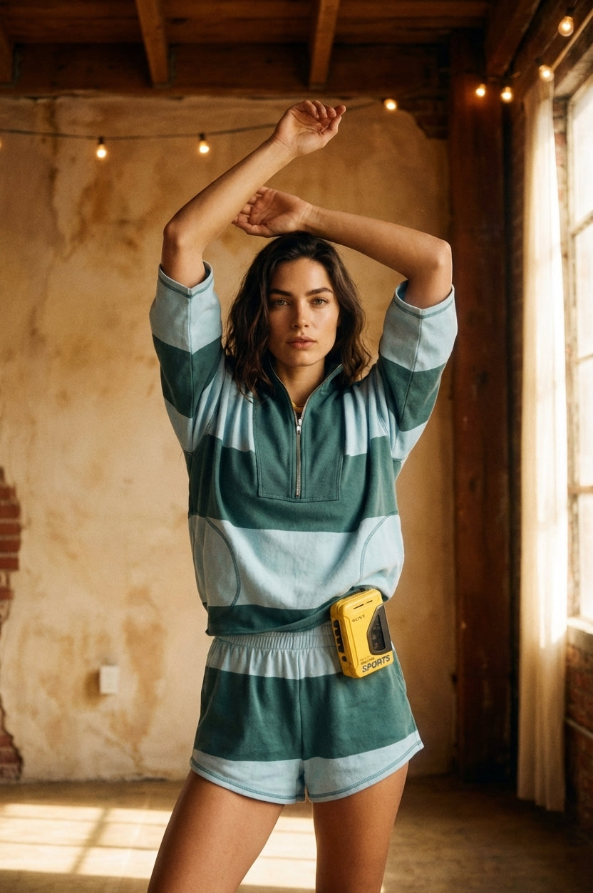 AI Editorial - FREE PEOPLE RETRO RUGBY SET