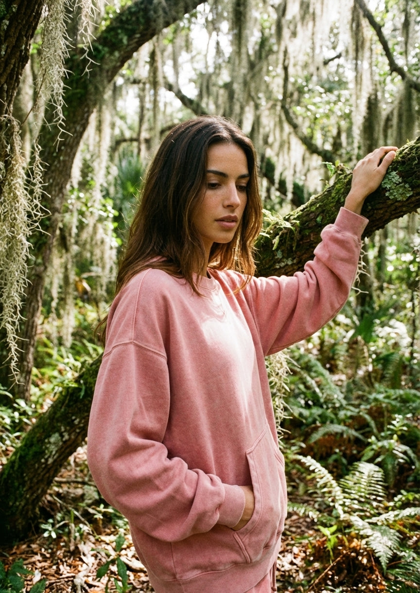 AI Editorial - FREE PEOPLE SLOW IT DOWN PULLOVER