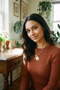 AI Editorial - Sealife Charms Round Chain Link Necklace