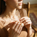 AI Editorial - Sealife Charms Cord Necklace