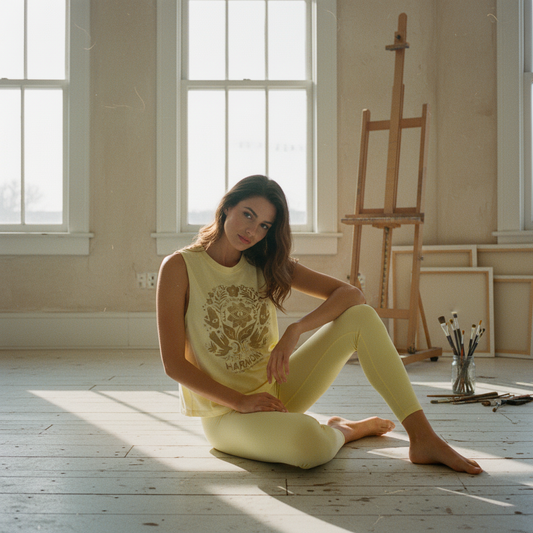 AI Editorial - Spiritual Gangster Spring Harmony Vibe Tank