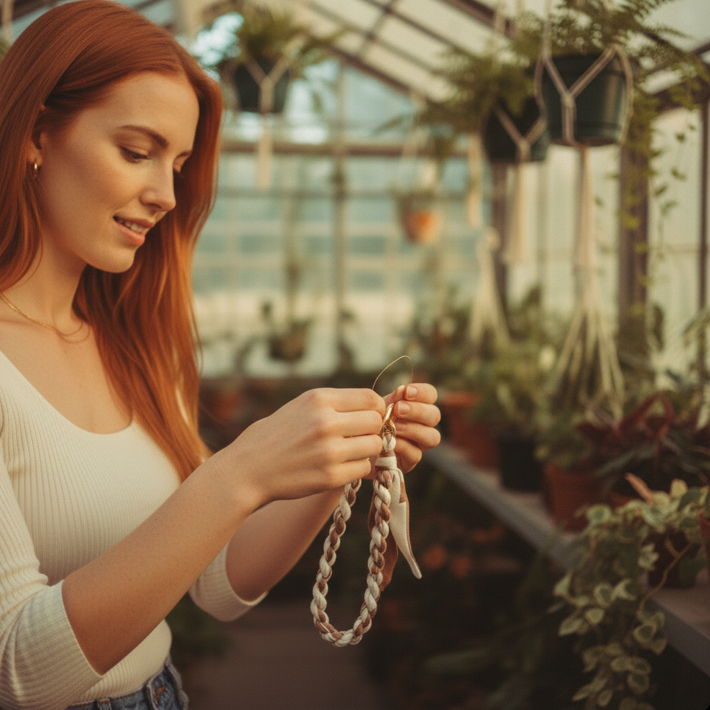 AI Editorial - Braided Bandana Bag Charm
