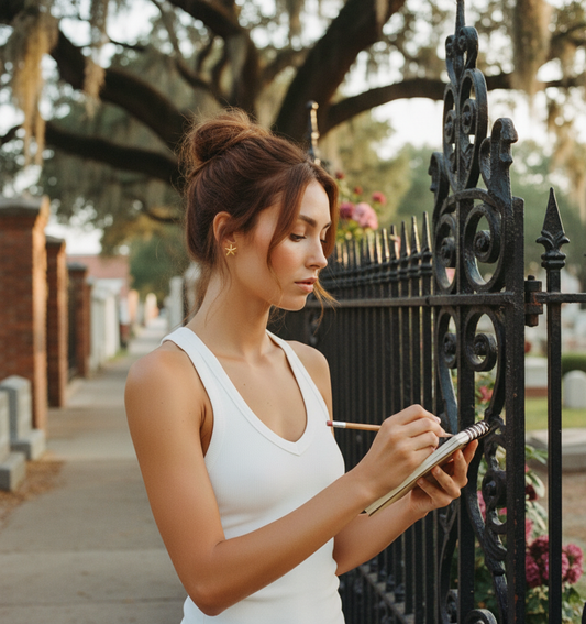 AI Editorial - Gold Dipped Dainty Starfish Stud Earrings