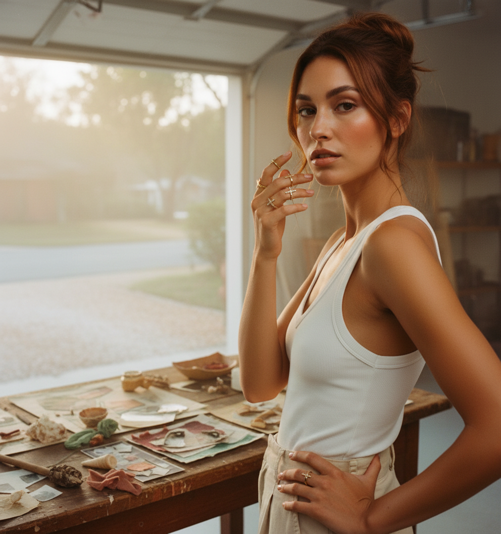 AI Editorial - Six Piece Assorted Cross Rings Set