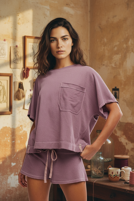 AI Editorial - Free People Staycation Sleep Tee