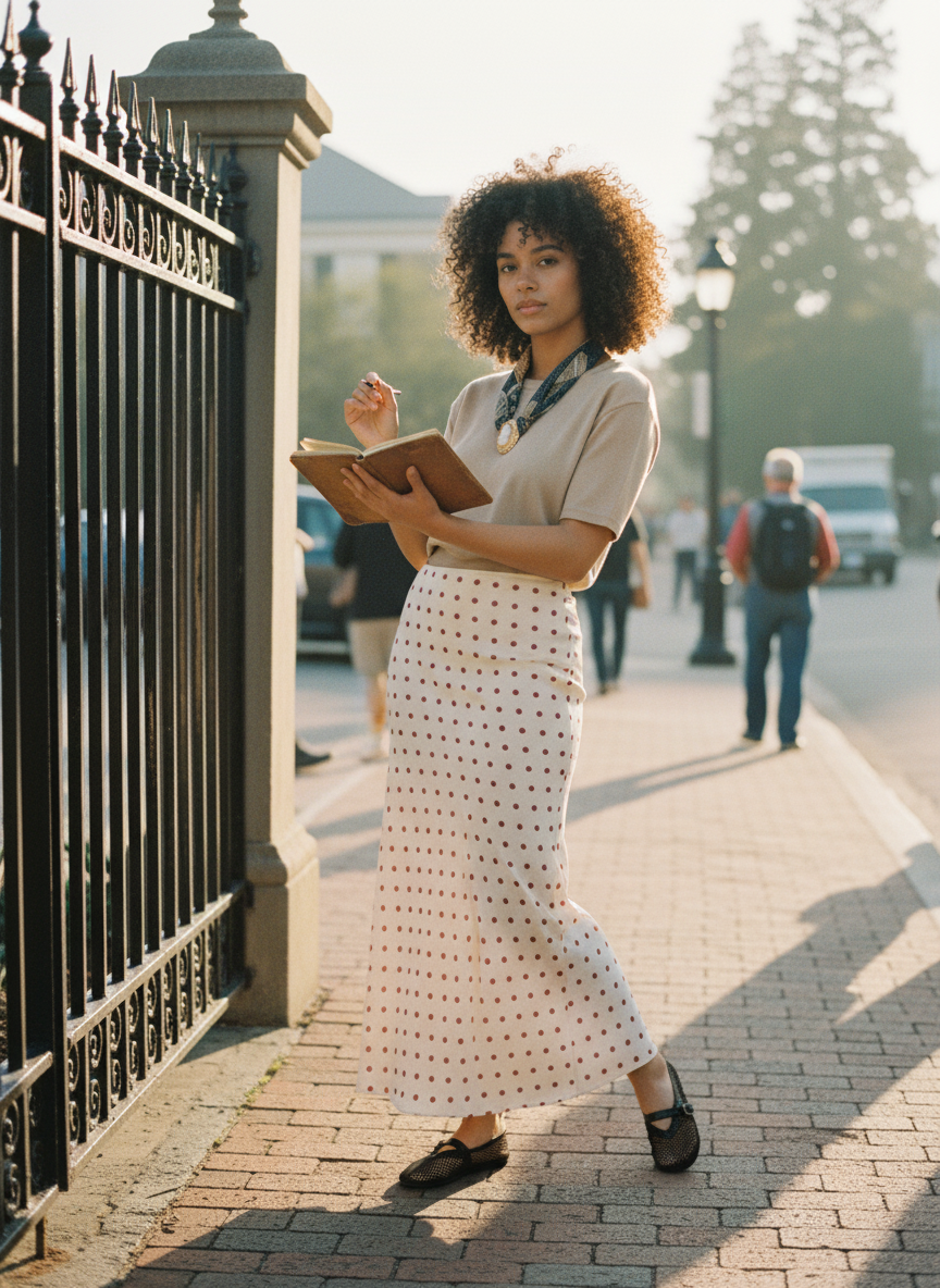 AI Editorial - Kalila Skirt
