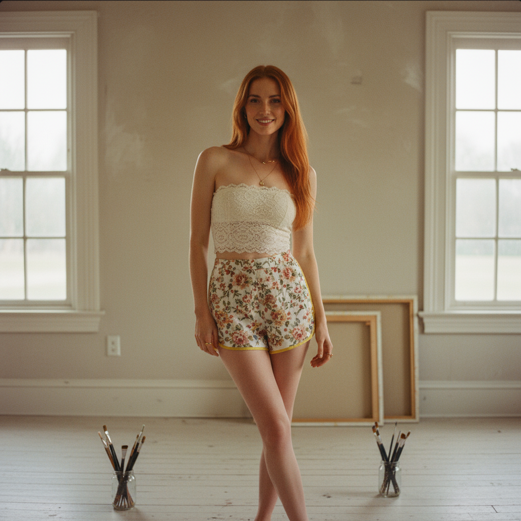 AI Editorial - Free People Spring Fever Bra