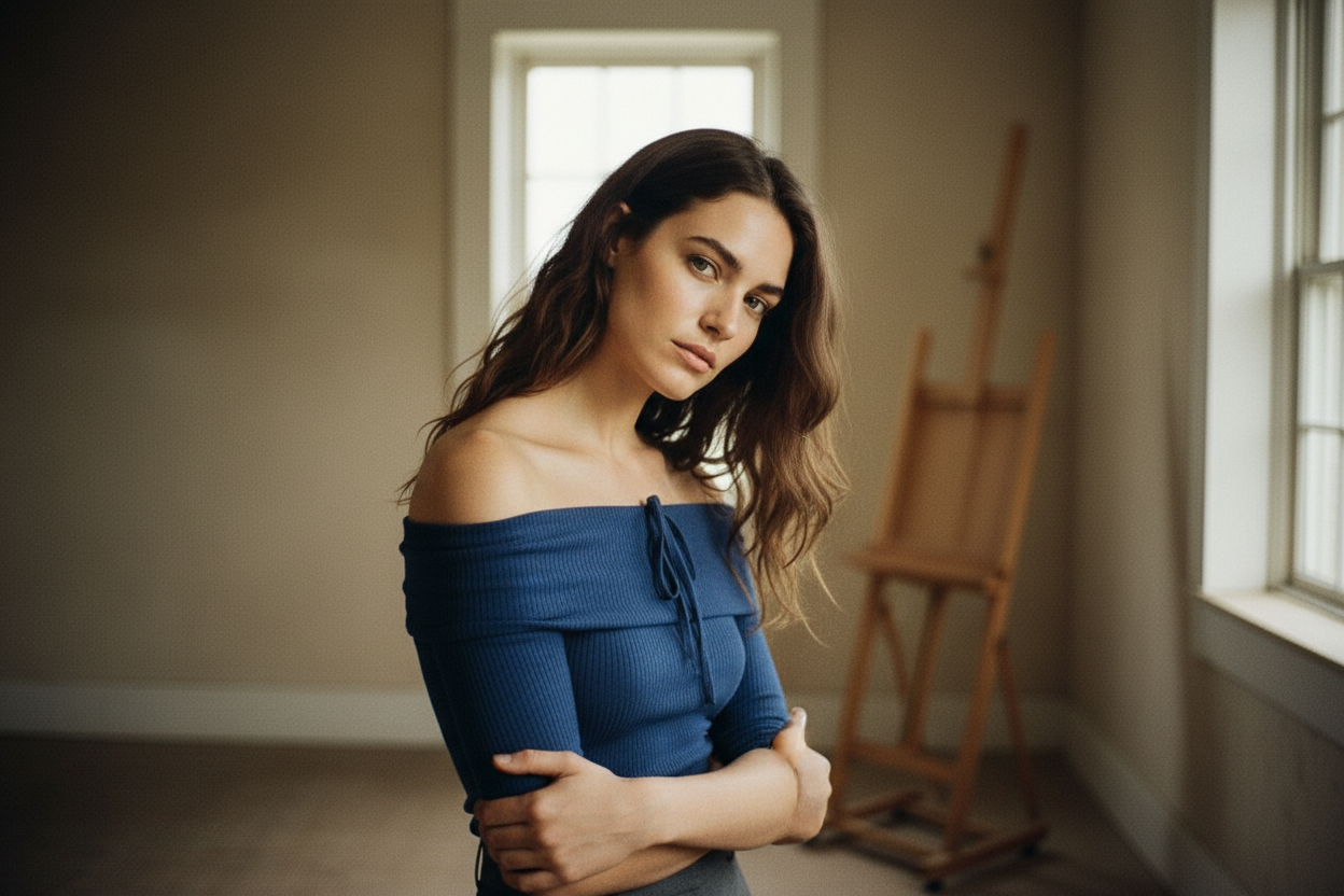 AI Editorial - Elan Off The Shoulder Top