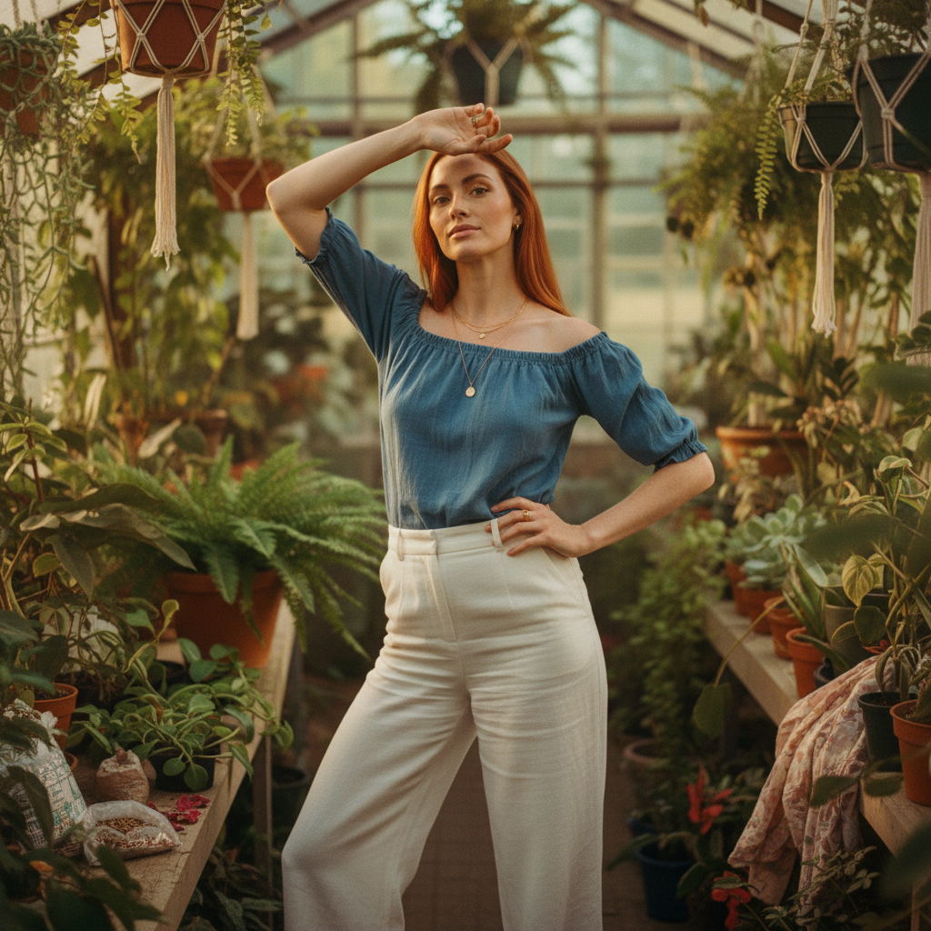 AI Editorial - Elan Off The Shoulder Top