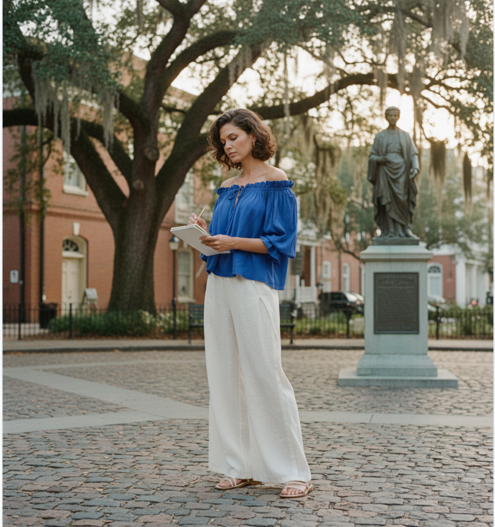 AI Editorial - Elan Off The Shoulder Top