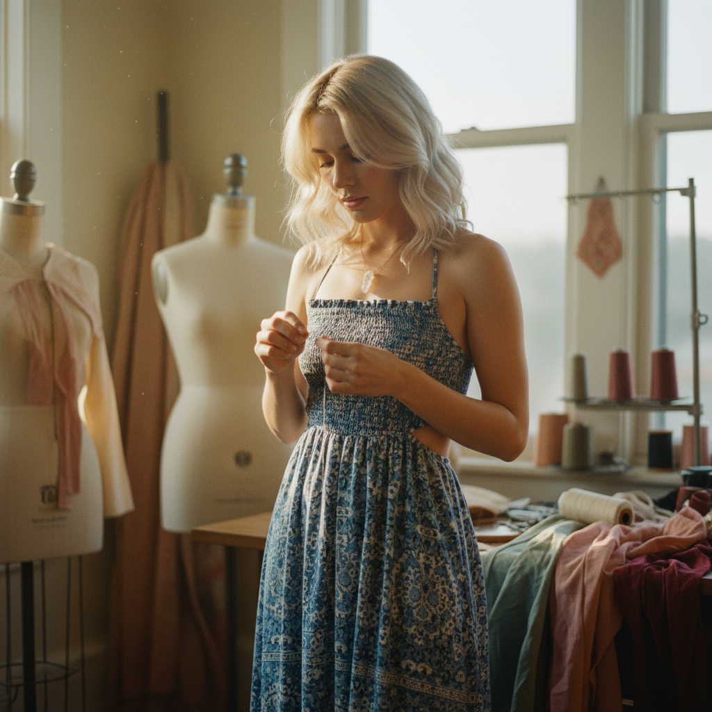 AI Editorial - Elan Maxi Dress