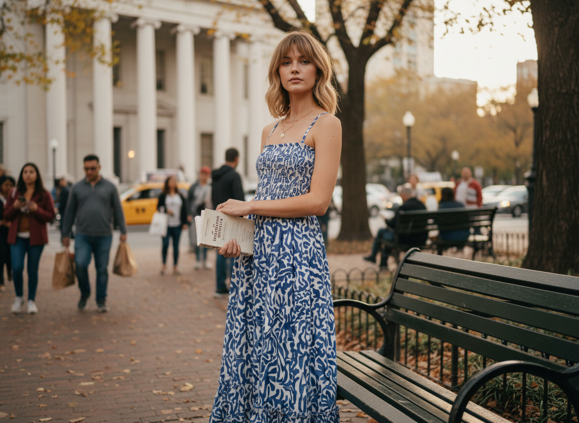 AI Editorial - Elan Maxi Dress