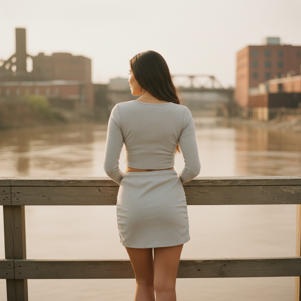 AI Editorial - Mini Skirt