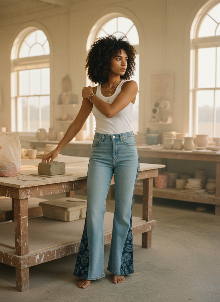 AI Editorial - Dear John Hendrix Jeans
