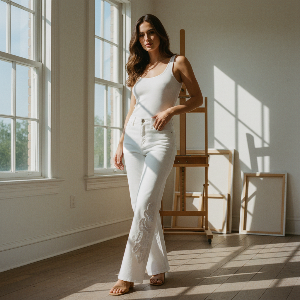 AI Editorial - Dear John Holly Jeans