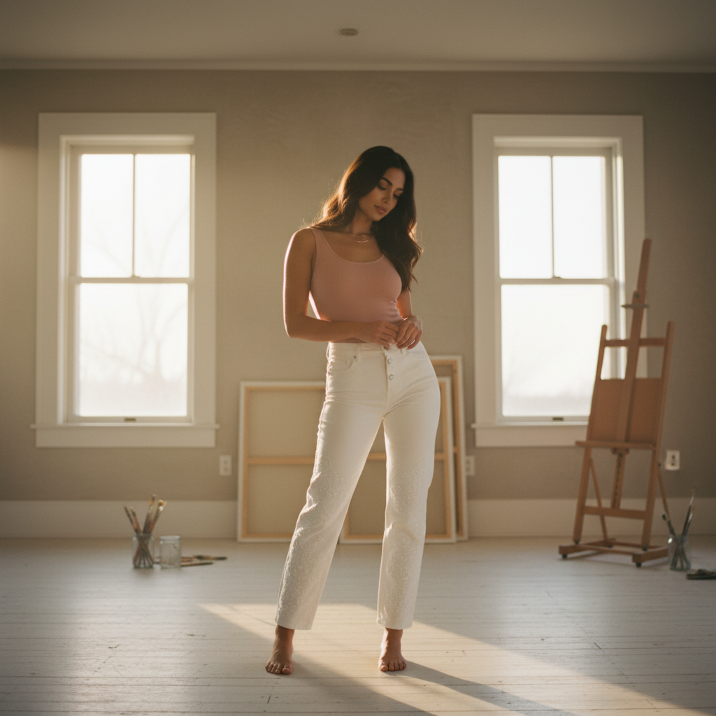 AI Editorial - Dear John Holly Jeans
