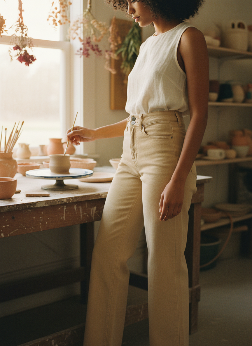 AI Editorial - Dear John Holly Jeans