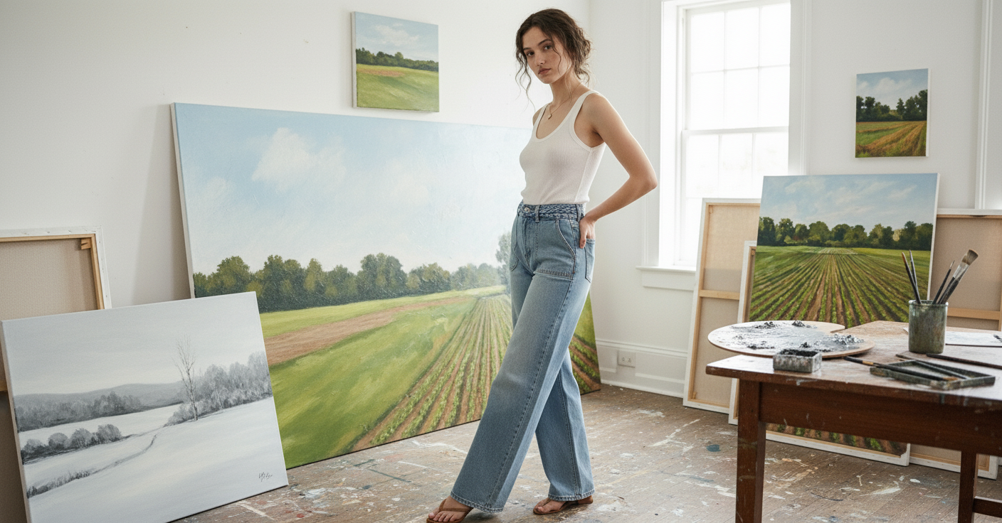 AI Editorial - Dear John Holly Jeans