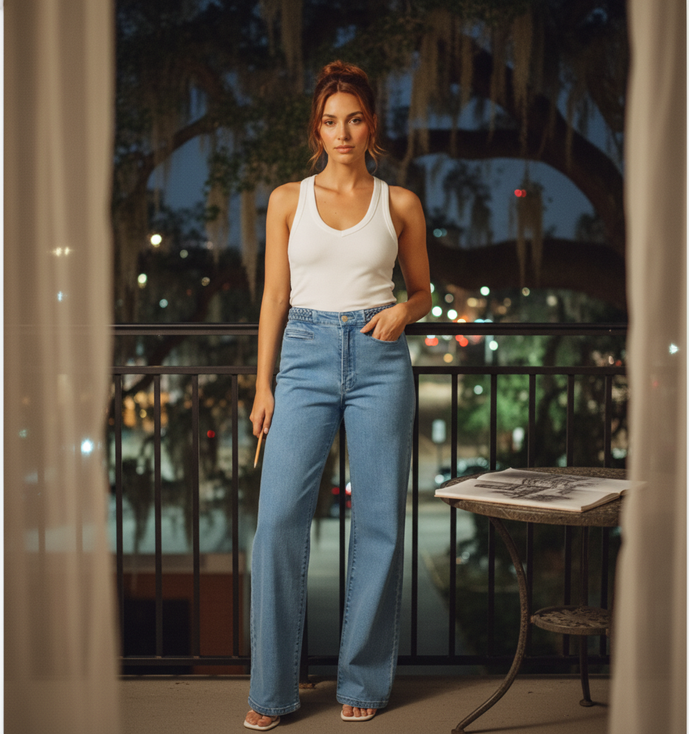 AI Editorial - Dear John Holly Jeans