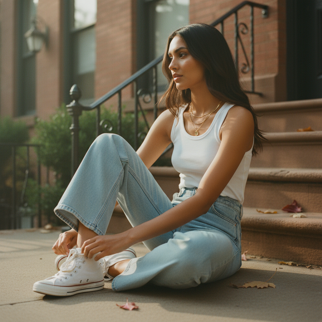 AI Editorial - Dear John Holly Jeans