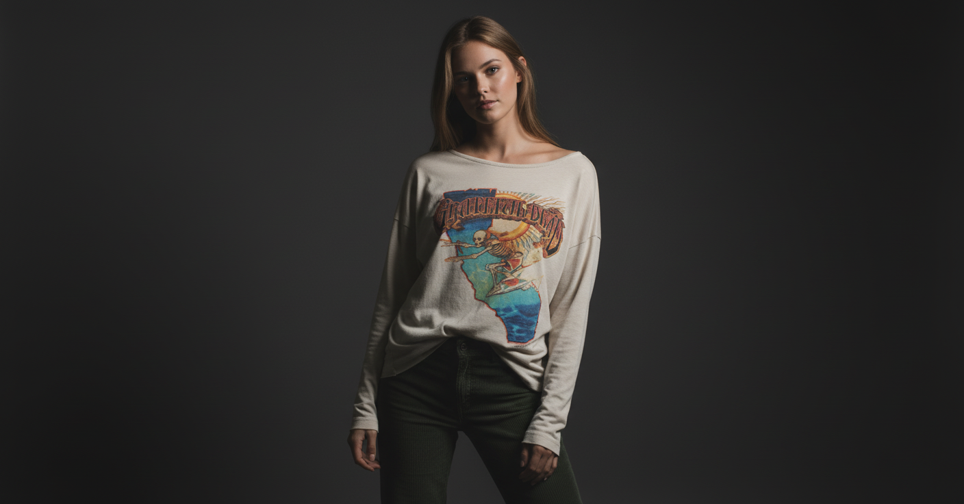 [AI-GEN] People of Leisure Grateful Dead California Top