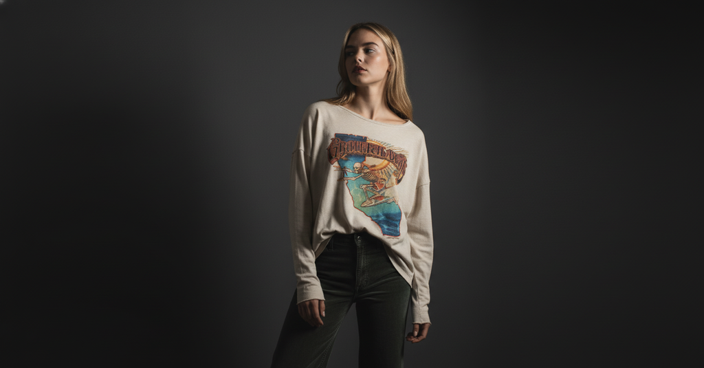 [AI-GEN] People of Leisure Grateful Dead California Top