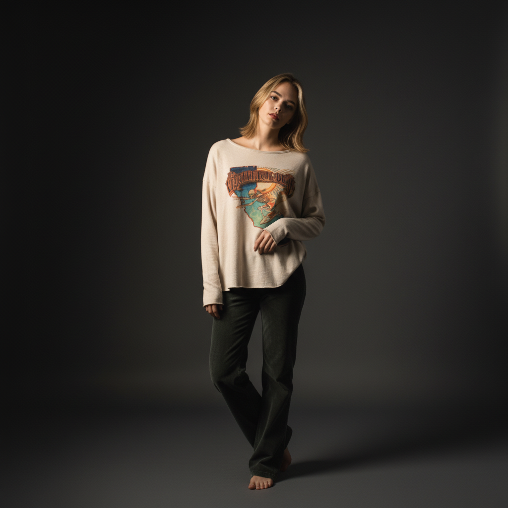 [AI-GEN] People of Leisure Grateful Dead California Top
