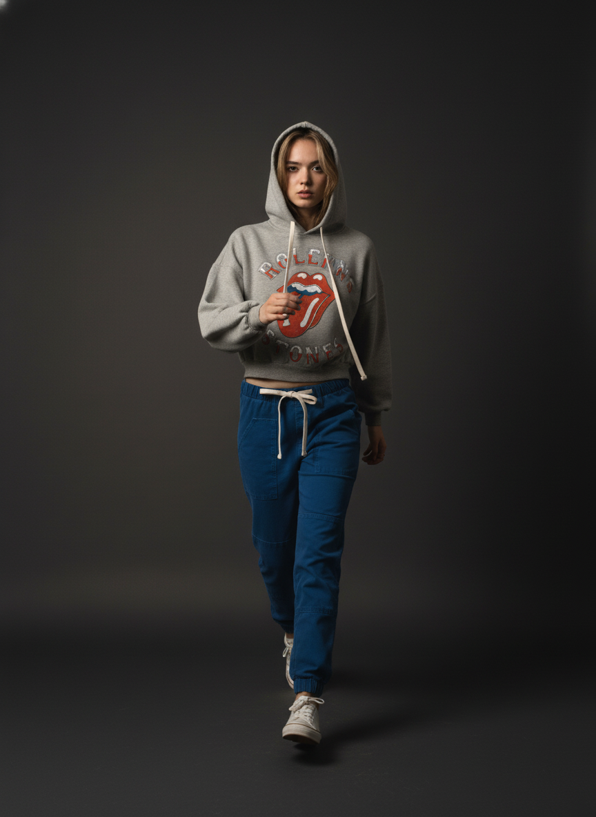 [AI-GEN] People of Leisure Rolling Stones Old English Hoodie