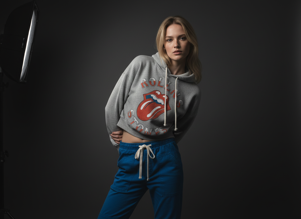 [AI-GEN] People of Leisure Rolling Stones Old English Hoodie