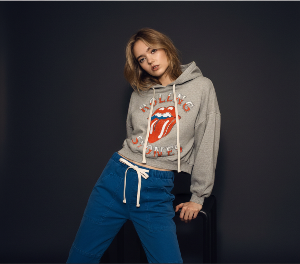 [AI-GEN] People of Leisure Rolling Stones Old English Hoodie
