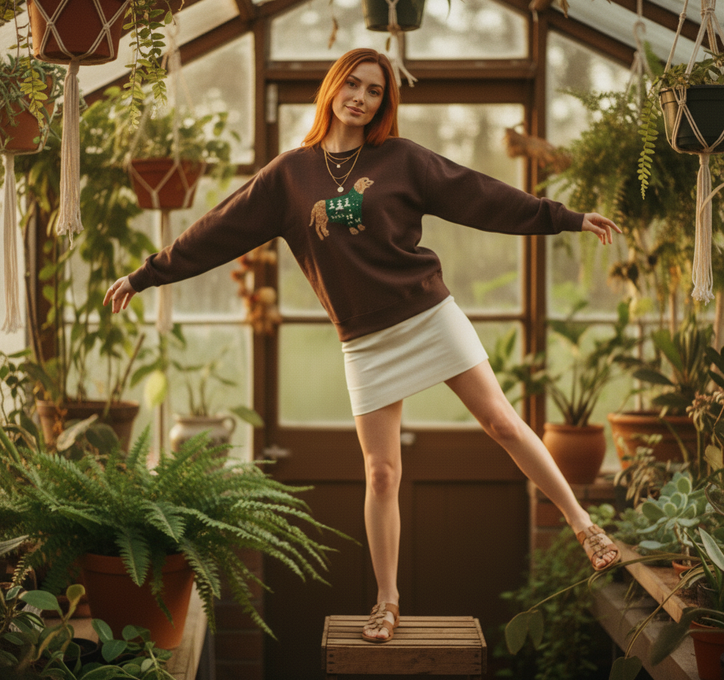 [AI-GEN] Crew Neck Dog Sweater