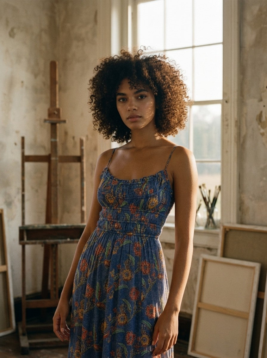 [AI-GEN] Free People FP One Ciella Printed Dress