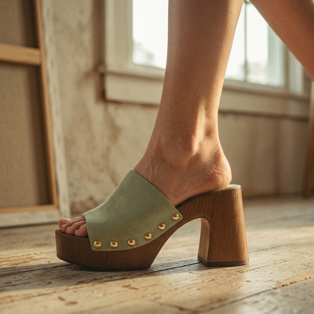 [AI-GEN] MIA Emmerie Platform Sandal