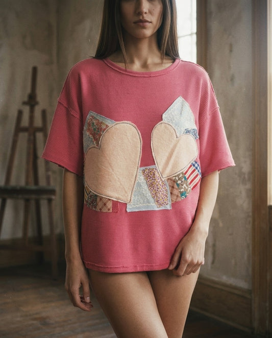 [AI-GEN] OOAK Free People/Libby Story Quilt Patchwork Pullover