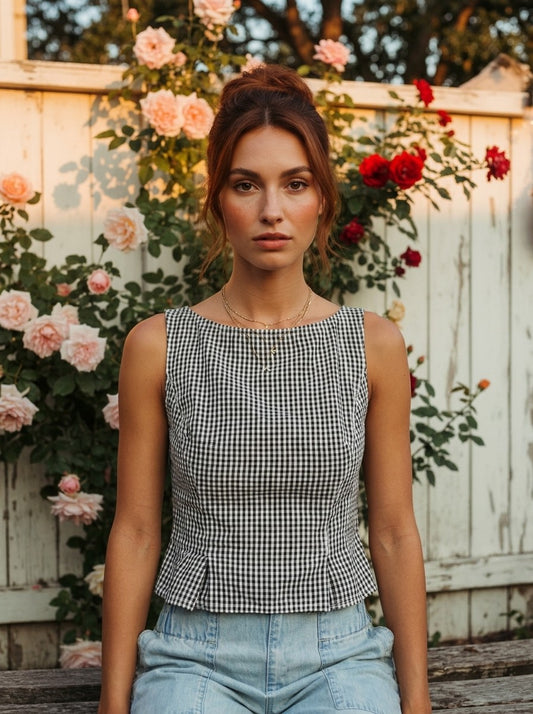 [AI-GEN] Free People Sunfaded Top