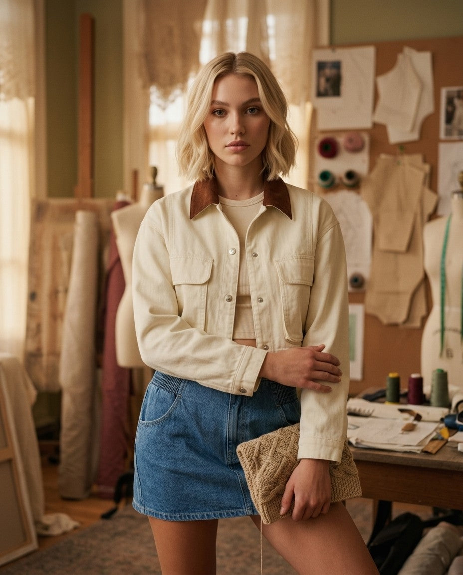 [AI-GEN] Free People Martha Workwear Jacket