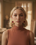 [AI-GEN] Regal Vintage-Inspired Statement Earrings