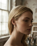 [AI-GEN] Elegant Pearl and Gemstone Drop Earrings